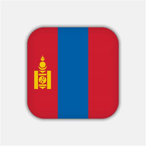 Mongolia flag, official colors. Vector illustration. 10942169 Vector ...