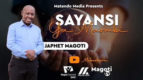 Live Sayansi Ya Maombi Siku Kumi Za Maombi Na Japhet Magoti Youtube