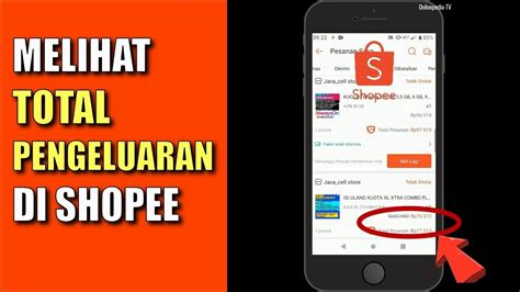 Cara Cek Pengeluaran Di Shopee Melihat Total Belanja Eksperimen