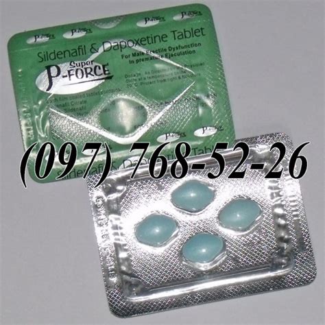 Купить препарат Super P-Force, Вигара + Дапоксетин 100mg + 60mg . Цена ...