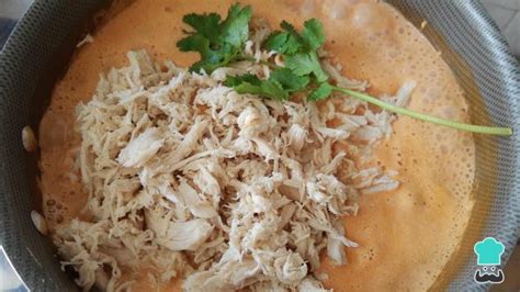 Pollo Deshebrado Con Chipotle Receta Mexicana