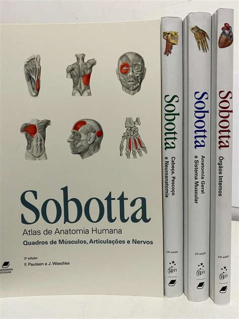 Sobotta Atlas De Anatomia Humana 3 Volumes Novo No Plástico