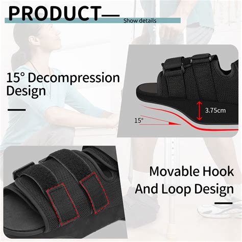 Post Op Recovery Shoe Adjustable Medical Walking Shoe Forefoot Off
