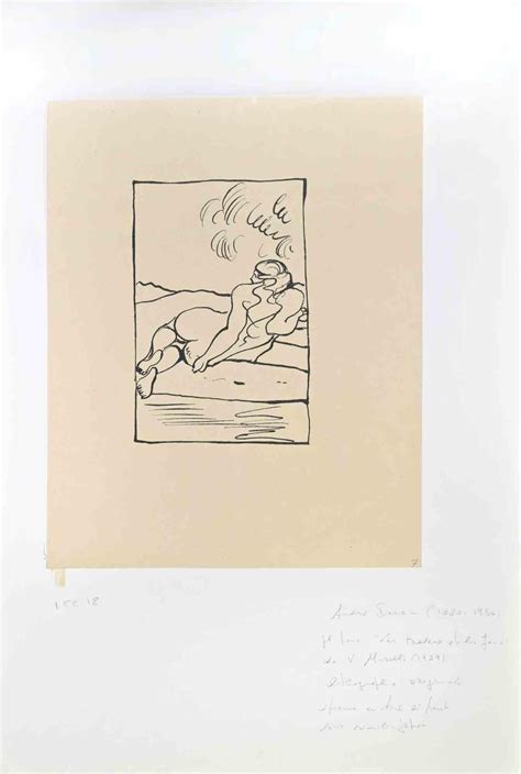 André Derain Nude Lithograph by Andrè Derain 1929 For Sale at 1stDibs