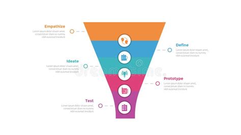 Design Do Processo Infographics Modelo Diagrama Forma De Funil No