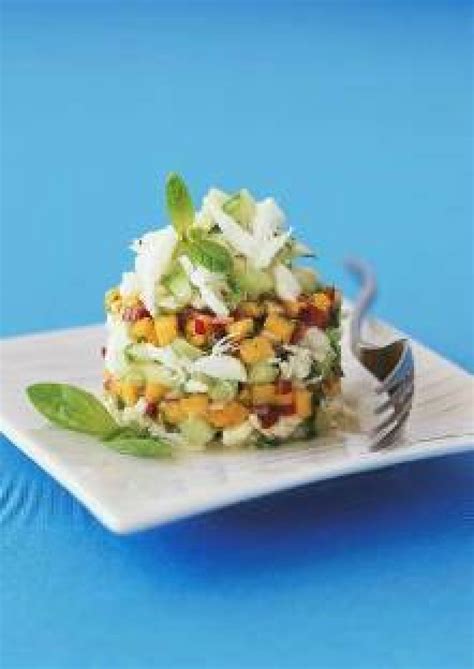 Tartare De Mangue Au Crabe