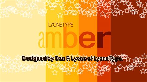 Amber Font - fontforlife.com