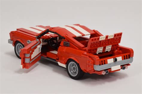 A Lego Fire Truck With Its Door Open