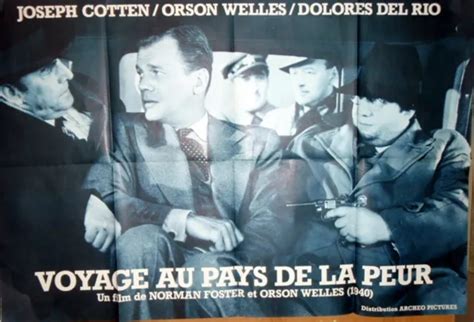 Voyage Au Pays De La Peur Affiche X Orson Welles Joseph Cotten