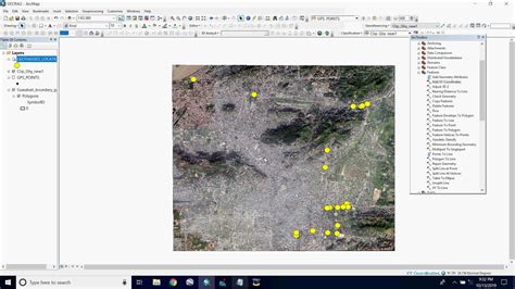 Adding Xy Coordinates For Gps Points In Attribute Table In Arcgis Youtube