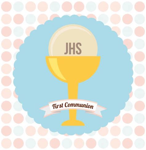 First Communion Stock Vector Image By Yupiramos 62470447