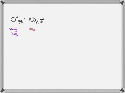 Solved Write The Acid Base Equilibrium Reaction Between Clo And H2o