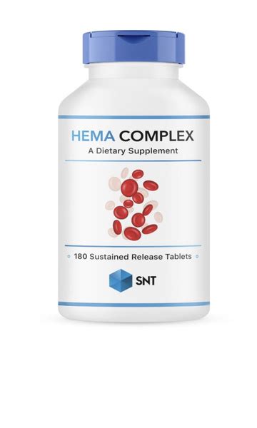 Витаминно-Минеральный Комплекс с Железом SNT Hema Complex Iron with ...