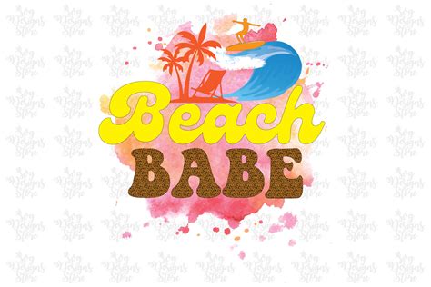 Beach Babe Summer Sublimation Designs Graphic By Svgdesignsstore Creative Fabrica