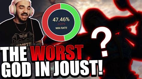 The Worst God In Ranked Joust Grandmasters Ranked Joust Smite Youtube