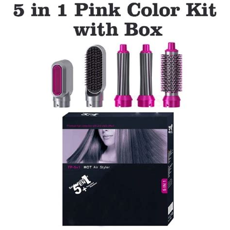 Hair Curler In Hot Air Styler Ceramic Hair Dryer Brush Spinning And Soft Curls Waves