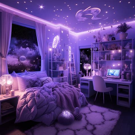 Chibi Love Pink Room’s Y2k And Decopunk Bliss Purple Bedroom Decor Purple Room Decor Purple