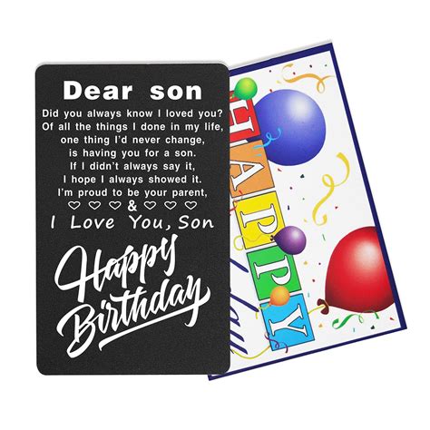 Buy Happy Birthday Son Birthday Card For Adult Son Inspirational