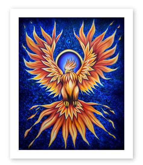 The Phoenix Fine Art Print By Rosemary Allen Etsy