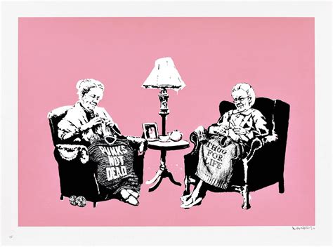 Banksy - Grannies - signed print for sale - Banksy Prints