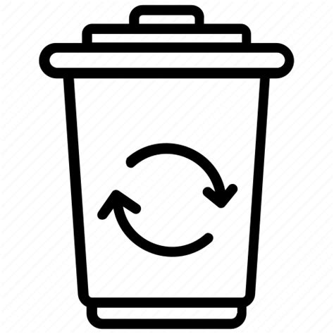 Garbage Recycling Recycling Bins Recycle Bin Icon French Icons World Icon Garbage Can