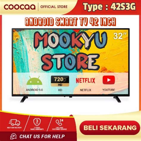 Jual COOCAA 32S3G 42S3G LED Android Smart TV 32 Inch 42 Inch Full