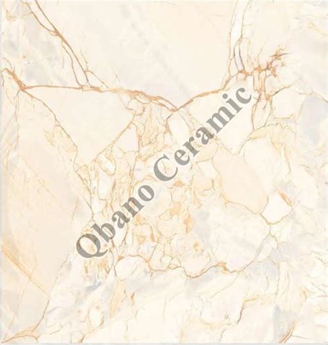 QBANO CERAMIC Ambrosia Beige Glossy Collection GVT PGVT Vitrified Tile