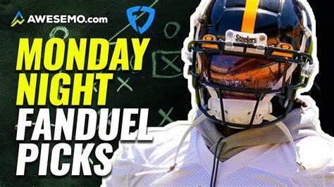 Fanduel Nfl Dfs Monday Night Football Week 17 Single Game Picks