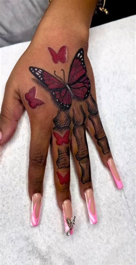 Red Butterfly Tattoo Designs With Meaning Art And Design Kristin