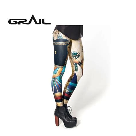 Grail Women 3d Print Fitness Pant Yoga Pants Leggings Egypt Pharaoh