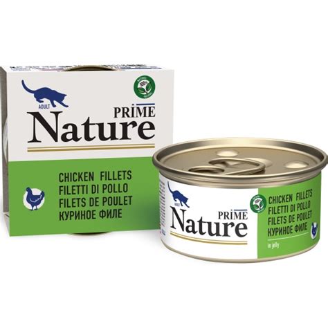 Корм влажный PRIME NATURE для кошек Куриное филе в желе 85г*24 шт ...
