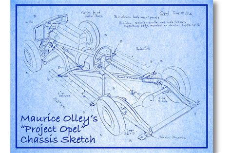 Corvette Chassis History C1 Chassis That Olley And Rose Built