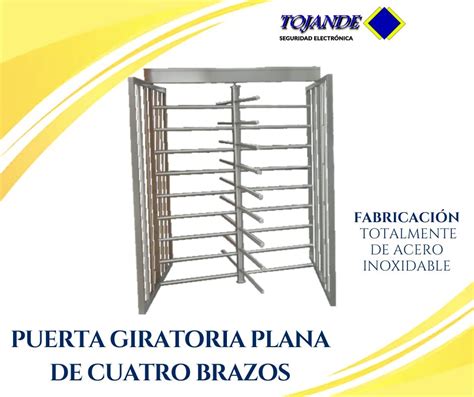 PUERTAS GIRATORIAS DE ACCESO TOJANDE SA DE CV