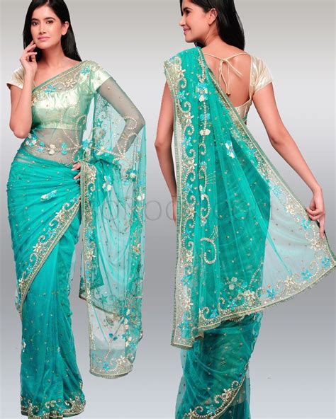 Light Turquoise Sari Turquoise Dress Light Turquoise Turquoise Color