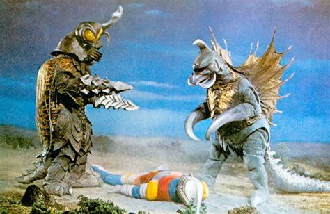 Godzilla And Jet Jaguar Vs Megalon And Gigan