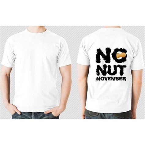 BIG SIZE 40 90kg Siêu HOT Áo Thun Unisex NO NUT NOVEMBER đủ size Shopee Việt Nam