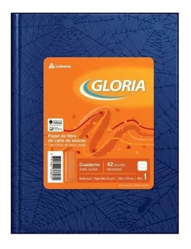 Cuaderno Gloria 1 Tapa Carton Dura X 42 Hojas Forrado Araña MercadoLibre