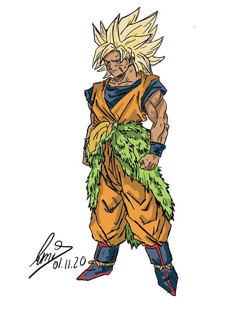 My Take On Broly As Gokus Apprentice R Dbz