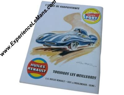 Vintage 1959 24 Hours Of Le Mans Program Booklet