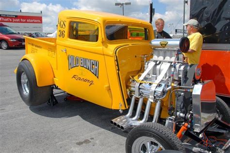 3336 Willys Agas Supercharged Pickup Gasser Blown And Injected 392 Hemi