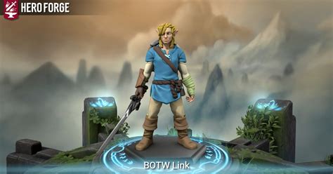 Botw Link Made With Hero Forge