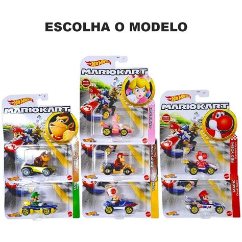 Hot Wheels Mario Kart Circuit Special Mattel Gbg Escolha O Modelo Shopee Brasil