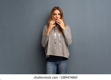 Seductive Blonde Woman Pink Jacket Posing Stock Photo 508858330 Shutterstock