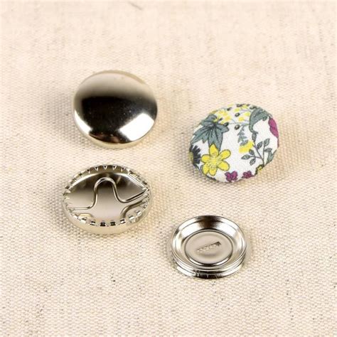 Lot de 6 boutons métal à recouvrir 29mm Cdiscount Beaux Arts et