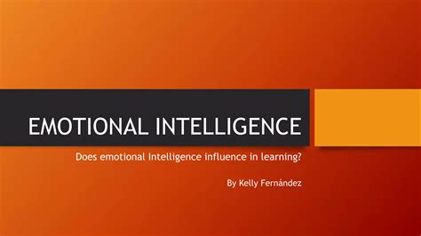 Emotional Intelligence Ppt