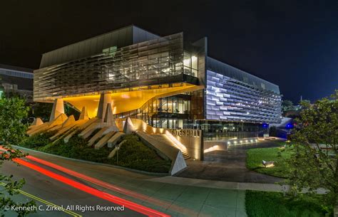 Gates Hall At Night Cornell University Bill Melinda Gat Flickr