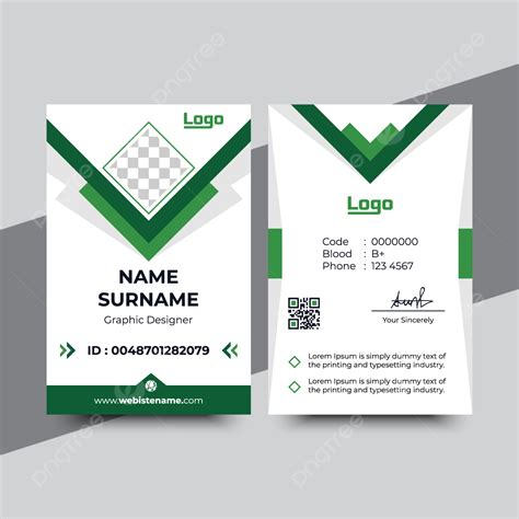 Id Card Design Template Template Download On Pngtree