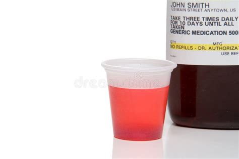 Cough Syrup Prescription stock photo. Image of medicinal - 7985330