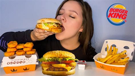 Burger King Whooper De Costela Mukbang Brasil Camile Asmr Youtube