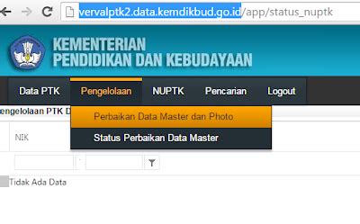 Verval GTK Untuk Usul NUPTK Terbaru Dari PDSPK Modul Ajar Kurikulum